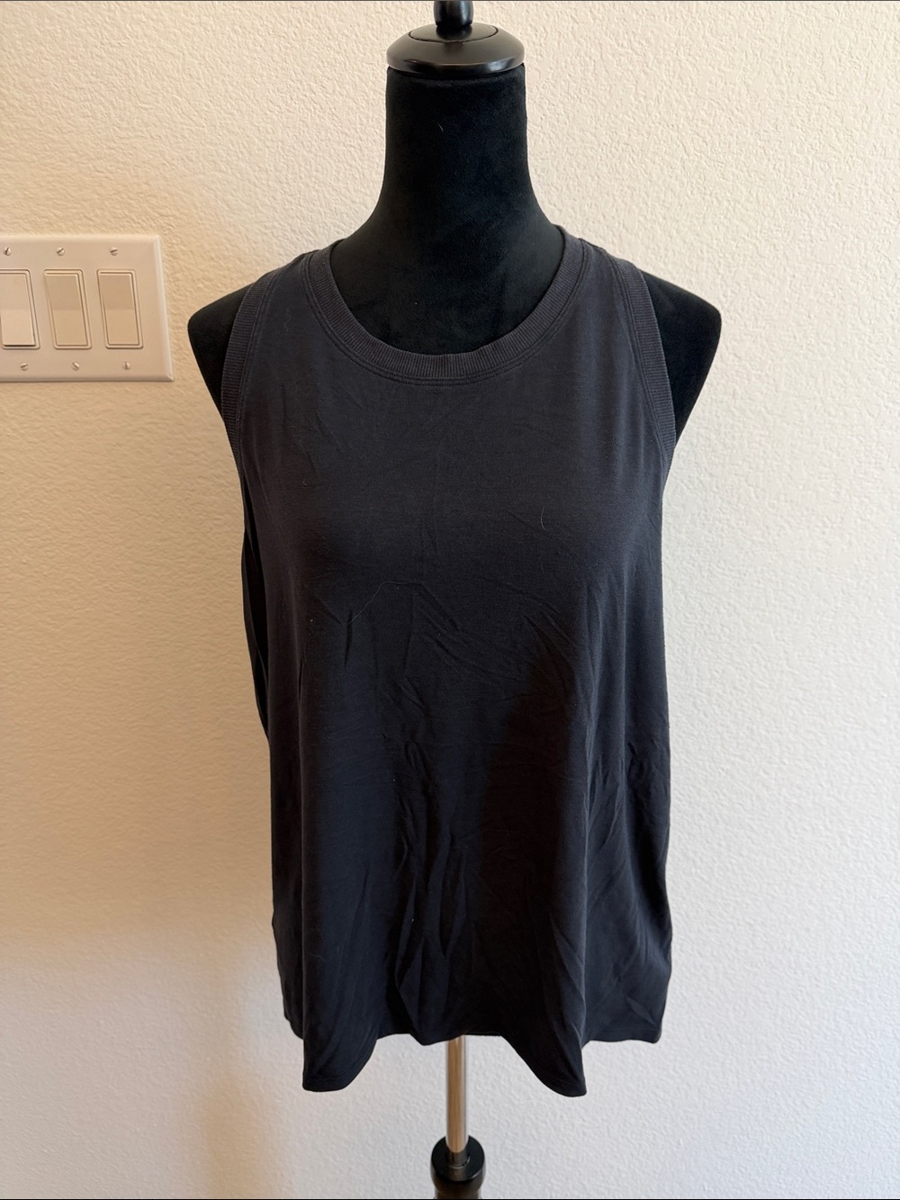 Athleta Black Scoop Neck Tank Top